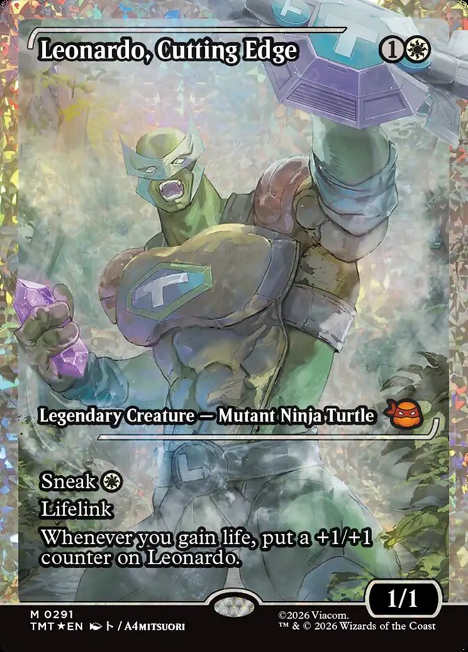 Leonardo, Cutting Edge (291) - Teenage Mutant Ninja Turtles (TMT)