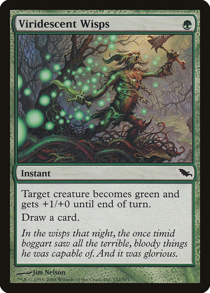 Viridescent Wisps (132) - Shadowmoor (SHM)