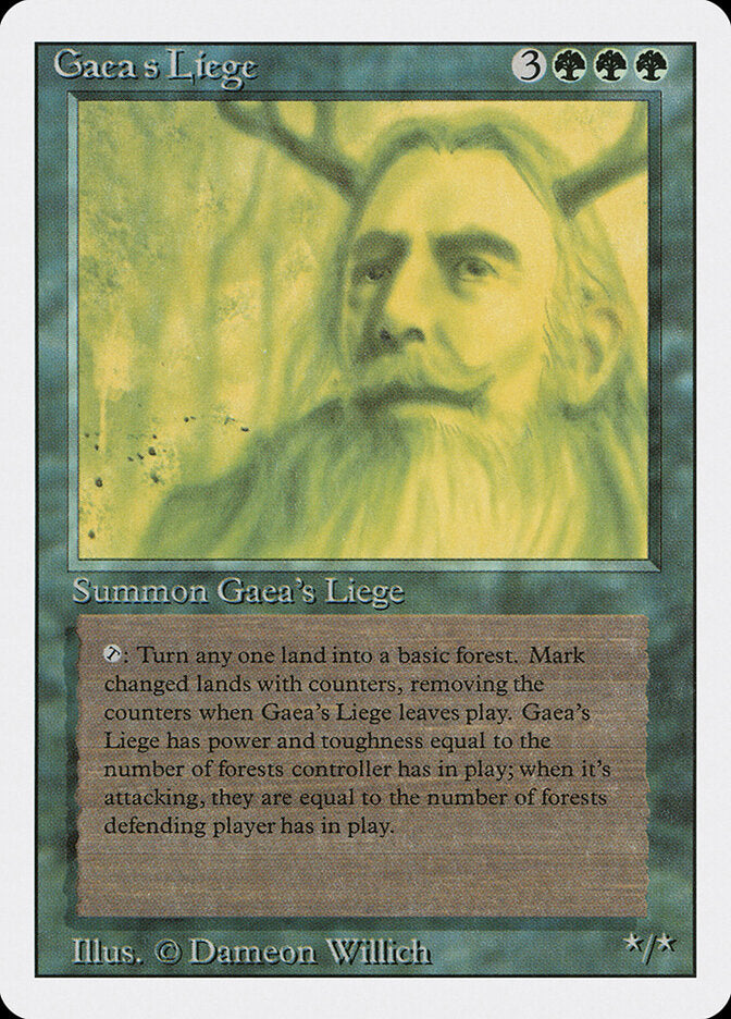 Gaea's Liege (198) - Revised Edition (3ED)