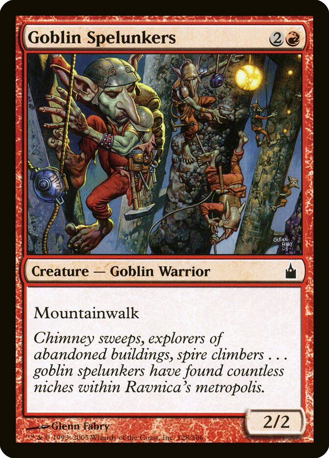 Goblin Spelunkers (128) - Ravnica: City of Guilds (RAV)