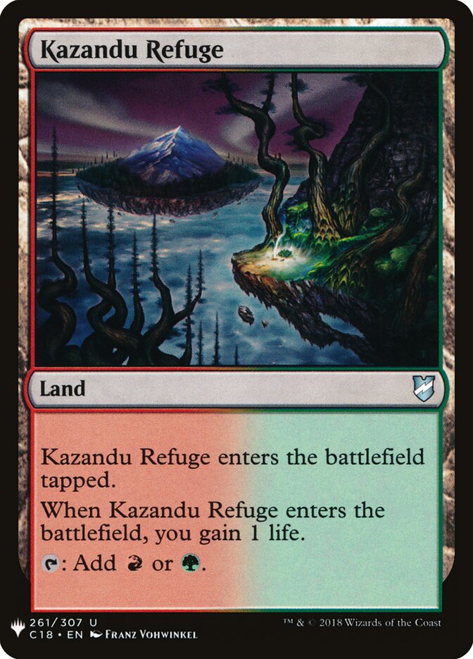 Kazandu Refuge (C18-261) - The List (PLST)