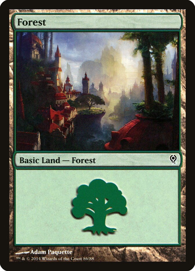 Forest (86) - Duel Decks: Jace vs. Vraska (DDM)