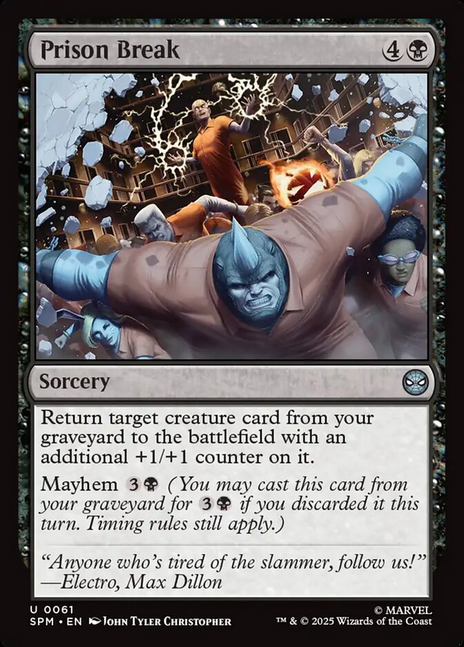 Prison Break (61) - [Foil] Marvel's Spider-Man (SPM)
