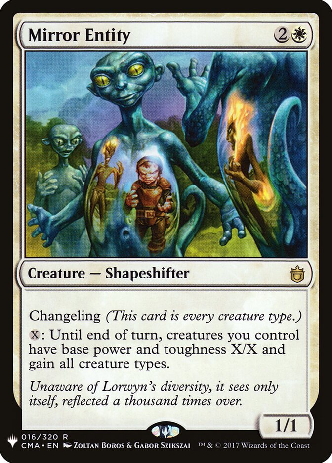 Mirror Entity (CMA-16) - The List (PLST)