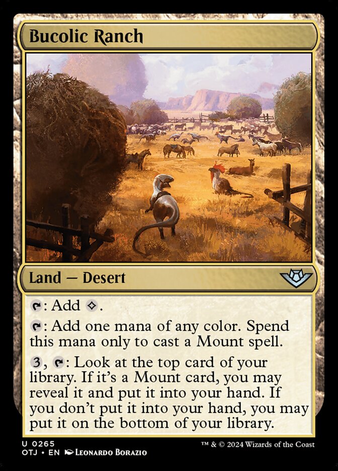 Bucolic Ranch - [Foil] Outlaws of Thunder Junction (OTJ)