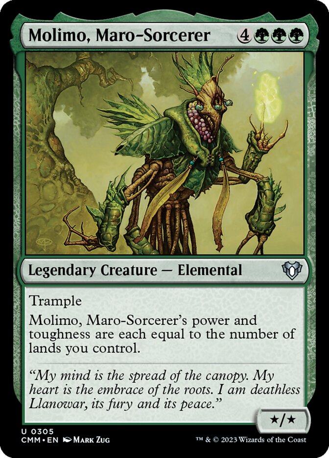 Molimo, Maro-Sorcerer (305) - Commander Masters (CMM)