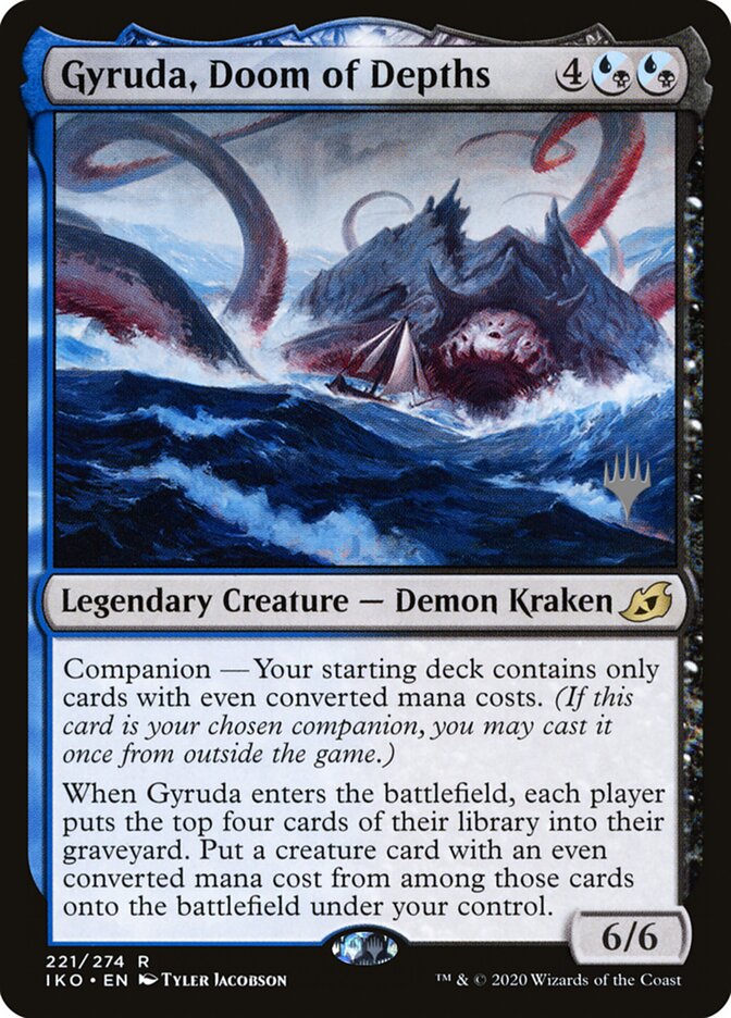 Gyruda, Doom of Depths (221p) - Ikoria: Lair of Behemoths Promos (PIKO)