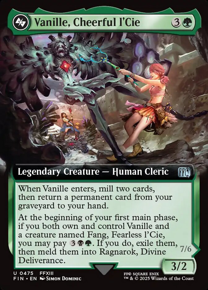 Vanille, Cheerful l'Cie (475) - [Extended Art] Final Fantasy (FIN)