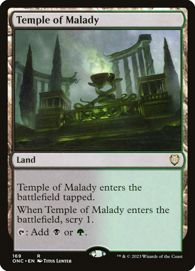 Temple of Malady (169) - Phyrexia: All Will Be One Commander (ONC)