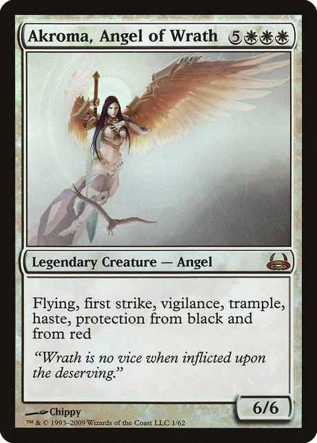 Akroma, Angel of Wrath (1) - Duel Decks: Divine vs. Demonic (DDC)