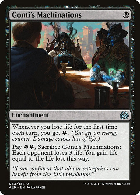Gonti's Machinations (63) - Aether Revolt (AER)