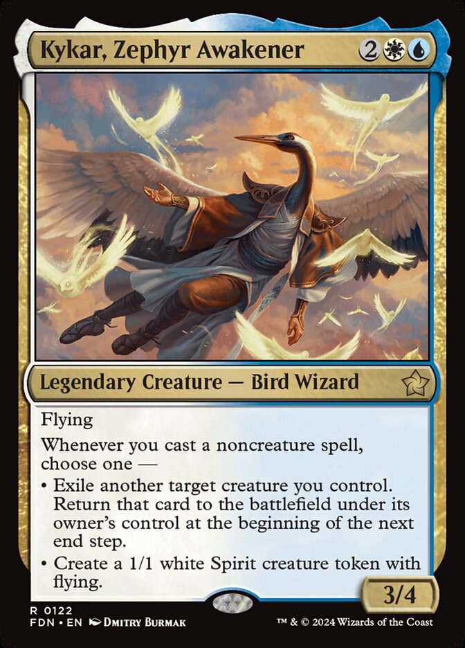 Kykar, Zephyr Awakener (122) - Foundations (FDN)