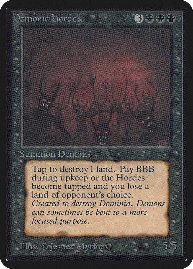 Demonic Hordes (103) - Limited Edition Alpha (LEA)