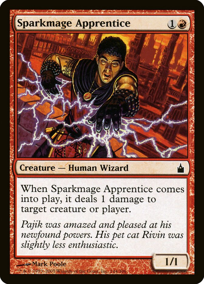 Sparkmage Apprentice (144) - Ravnica: City of Guilds (RAV)