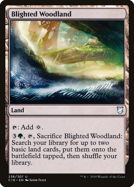Blighted Woodland (236) - Commander 2018 (C18)