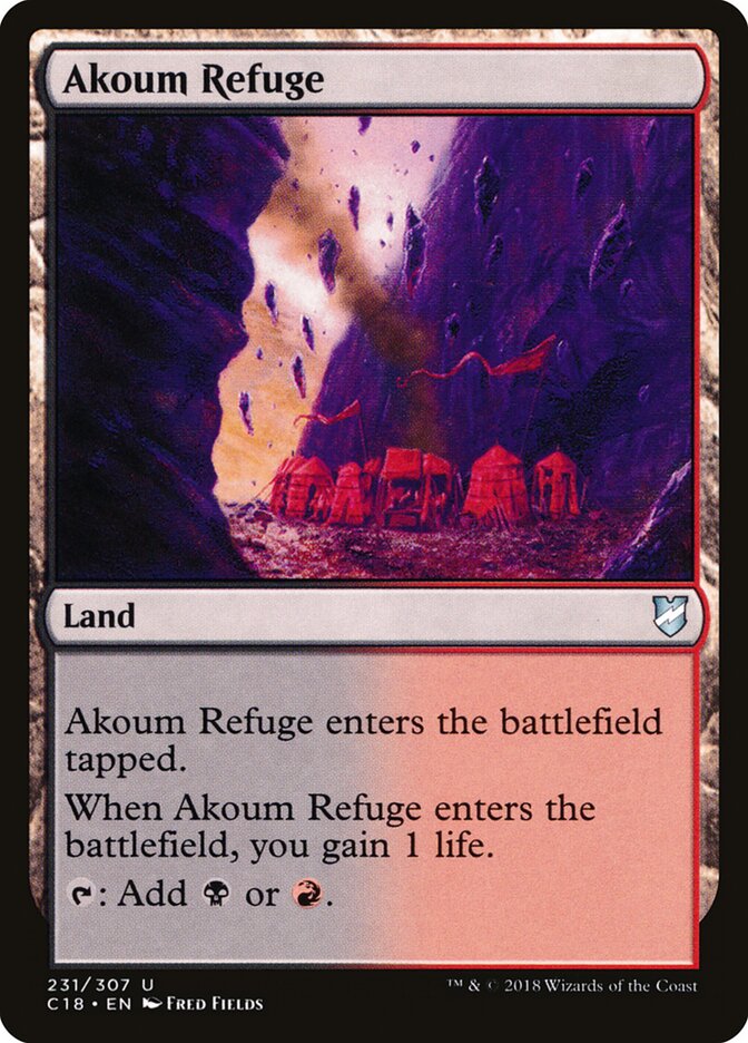 Akoum Refuge (231) - Commander 2018 (C18)