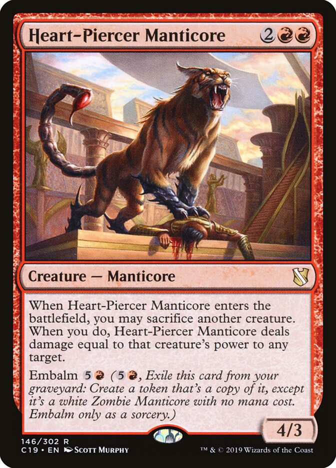 Heart-Piercer Manticore (146) - Commander 2019 (C19)