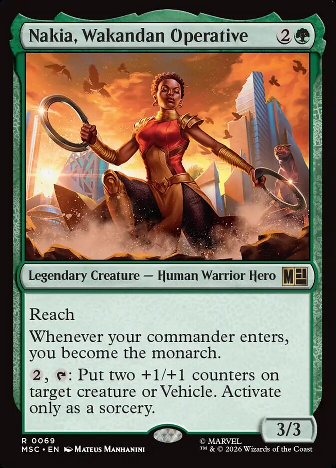 Nakia, Wakandan Operative (69) - Marvel Super Heroes Commander (MSC)