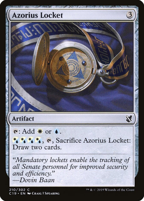 Azorius Locket (210) - Commander 2019 (C19)