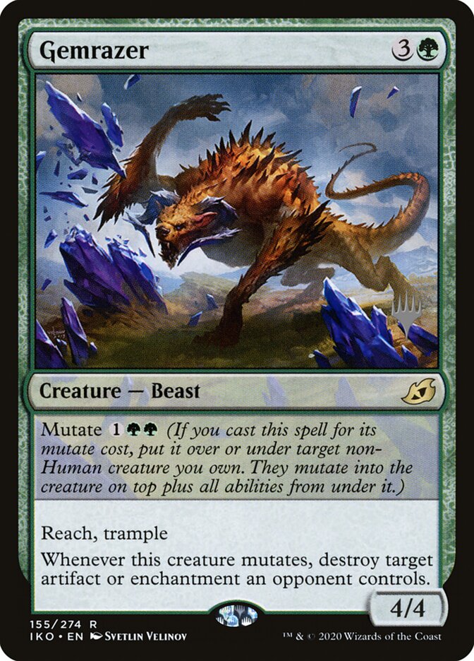 Gemrazer (155p) - Ikoria: Lair of Behemoths Promos (PIKO)