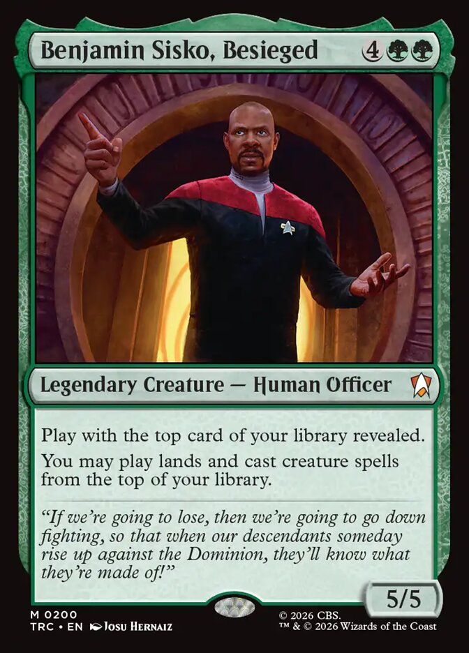 Benjamin Sisko, Besieged (200) - Star Trek Commander (TRC)
