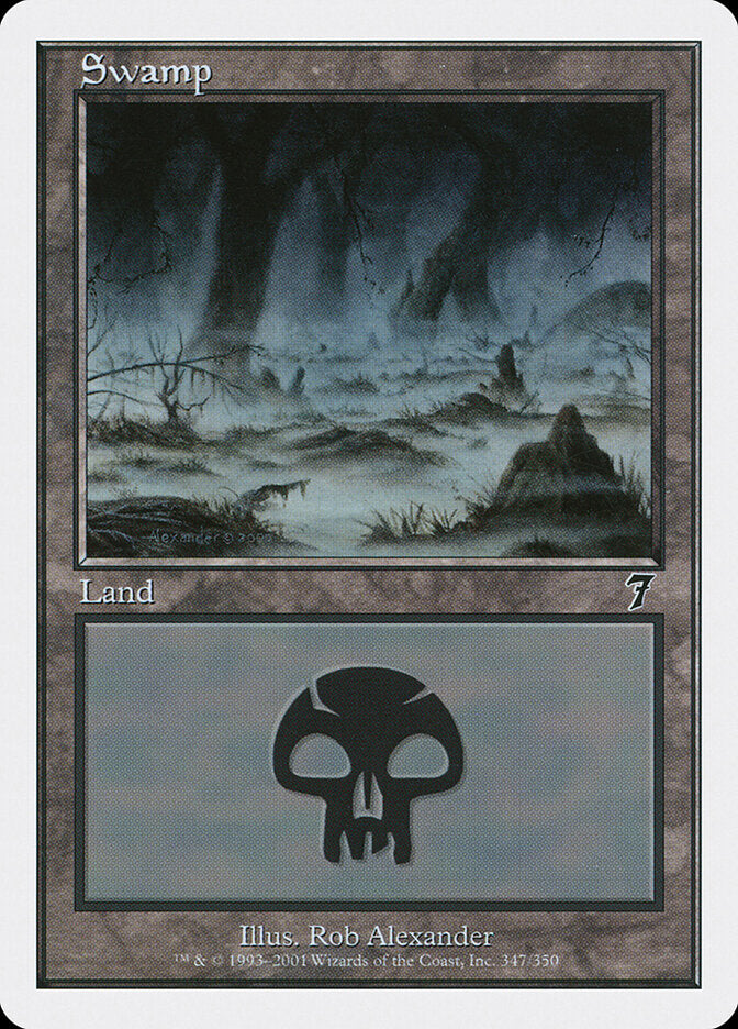 Swamp (347) - Seventh Edition (7ED)