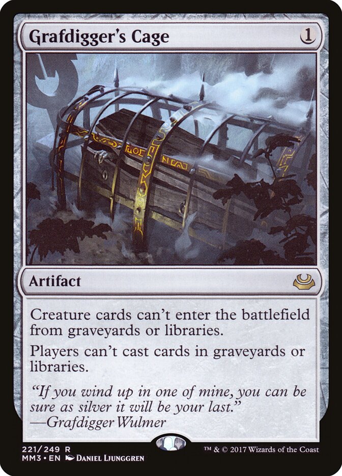 Grafdigger's Cage (221) - Modern Masters 2017 (MM3)