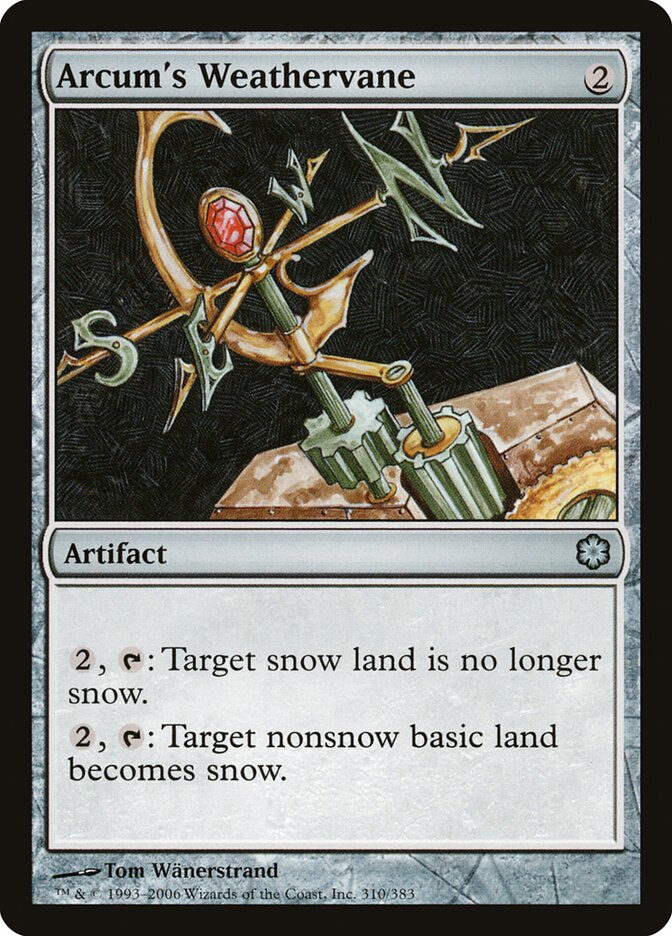 Arcum's Weathervane (310) - Coldsnap Theme Decks (CST)