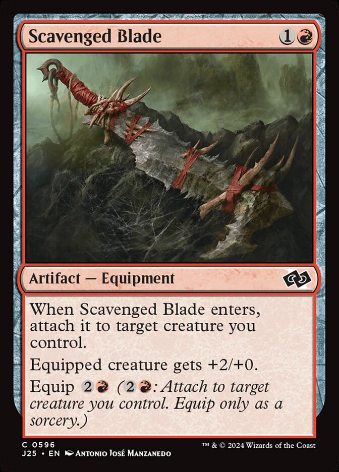 Scavenged Blade (596) - Foundations Jumpstart (J25)