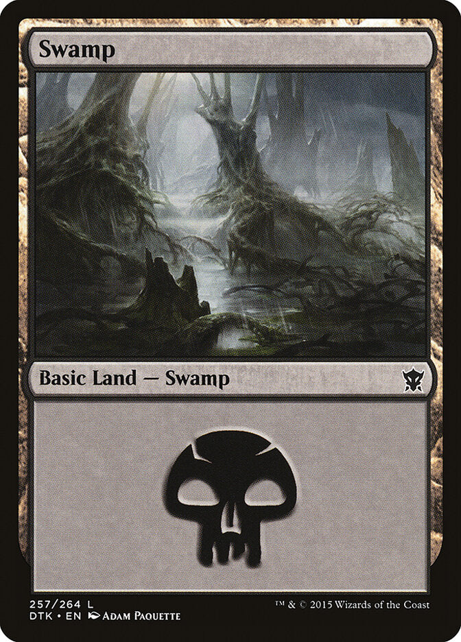 Swamp (257) - Dragons of Tarkir (DTK)