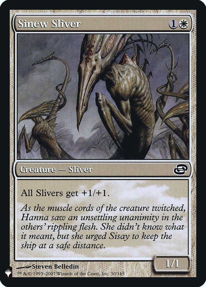 Sinew Sliver - [Foil] The List (PLST)