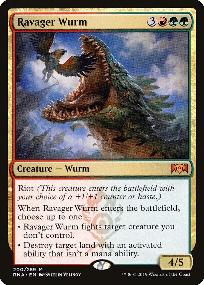 Ravager Wurm (200) - Ravnica Allegiance (RNA)