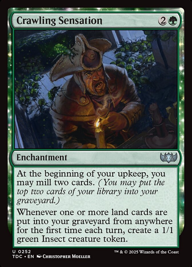 Crawling Sensation (252) - Tarkir: Dragonstorm Commander (TDC)