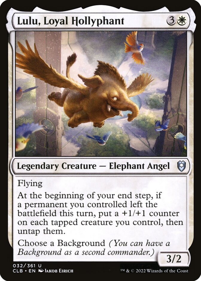 Lulu, Loyal Hollyphant (32) - Commander Legends: Battle for Baldur's Gate (CLB)