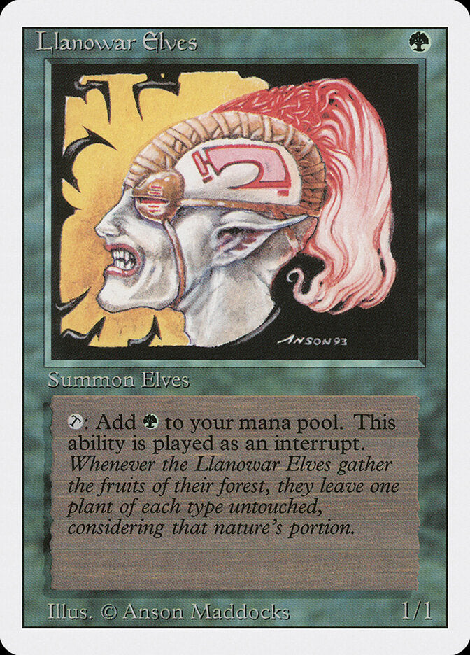 Llanowar Elves (211) - Revised Edition (3ED)
