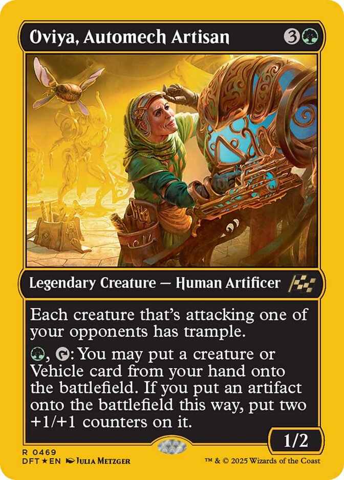 Oviya, Automech Artisan - [First Place Foil] Aetherdrift (DFT)