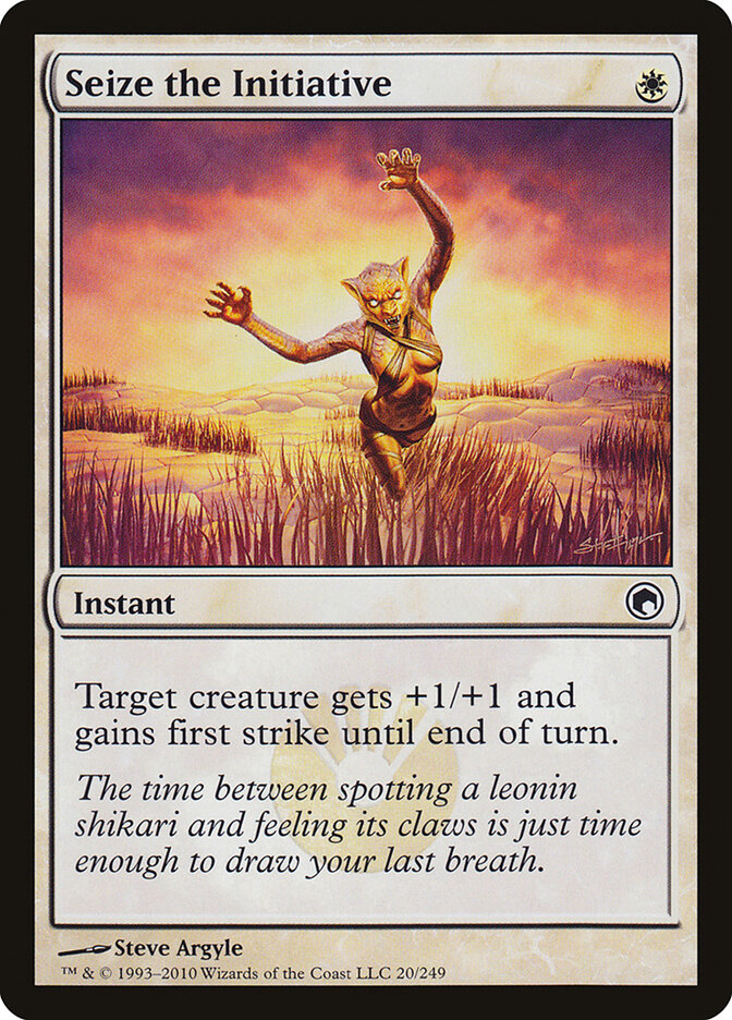 Seize the Initiative (20) - Scars of Mirrodin (SOM)