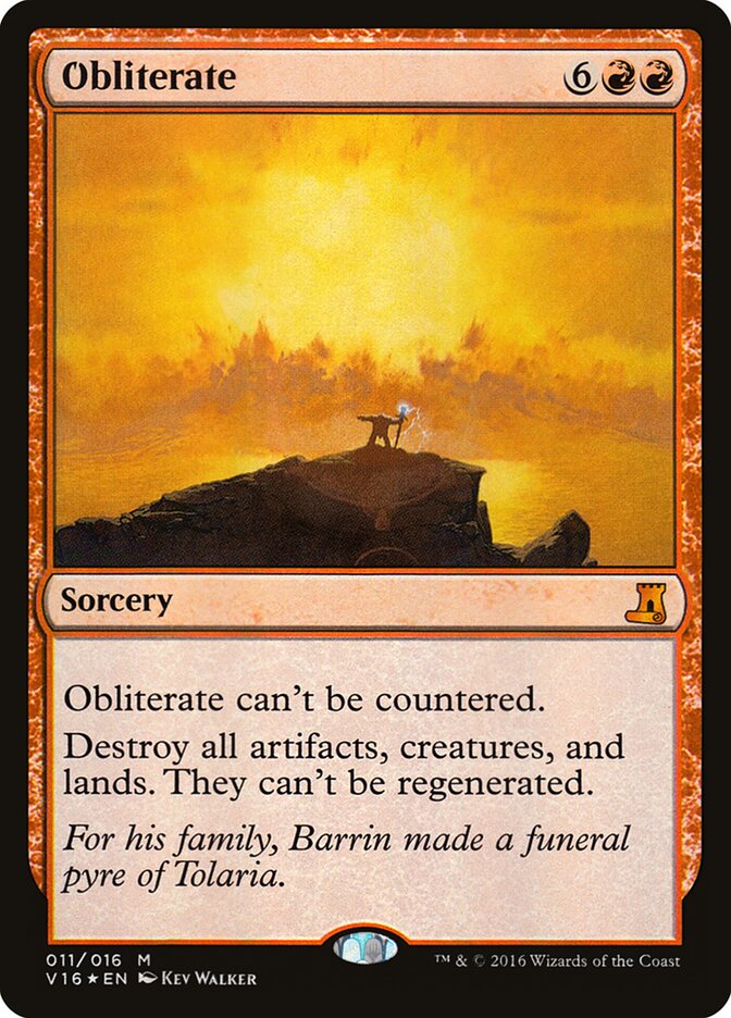 Obliterate (11) - From the Vault: Lore (V16)