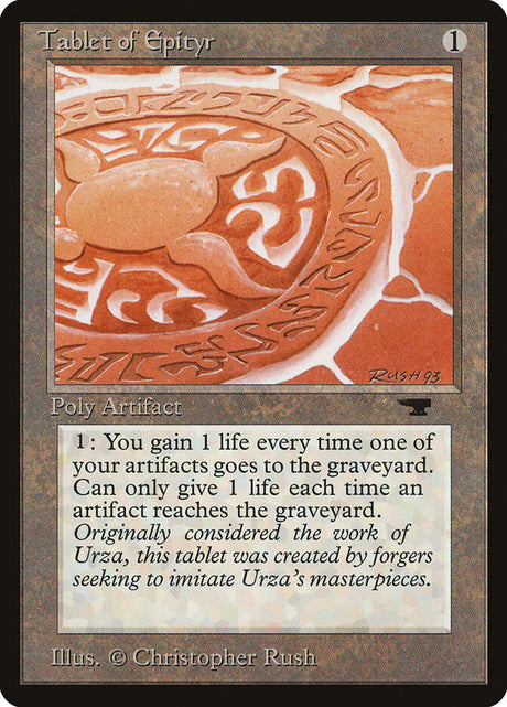 Tablet of Epityr (67) - Antiquities (ATQ)