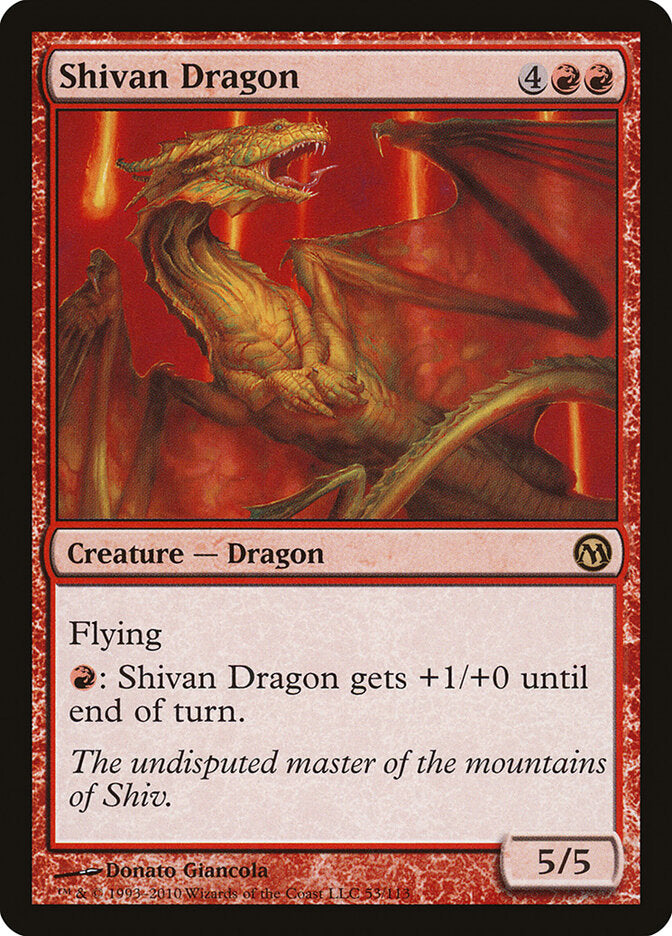 Shivan Dragon (53) - Duels of the Planeswalkers (DPA)
