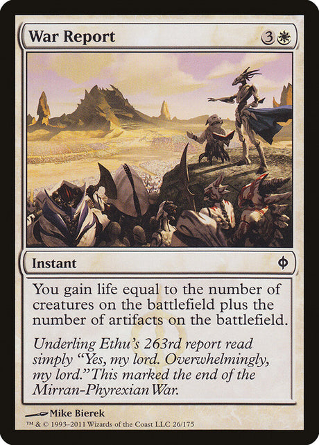 War Report (26) - New Phyrexia (NPH)