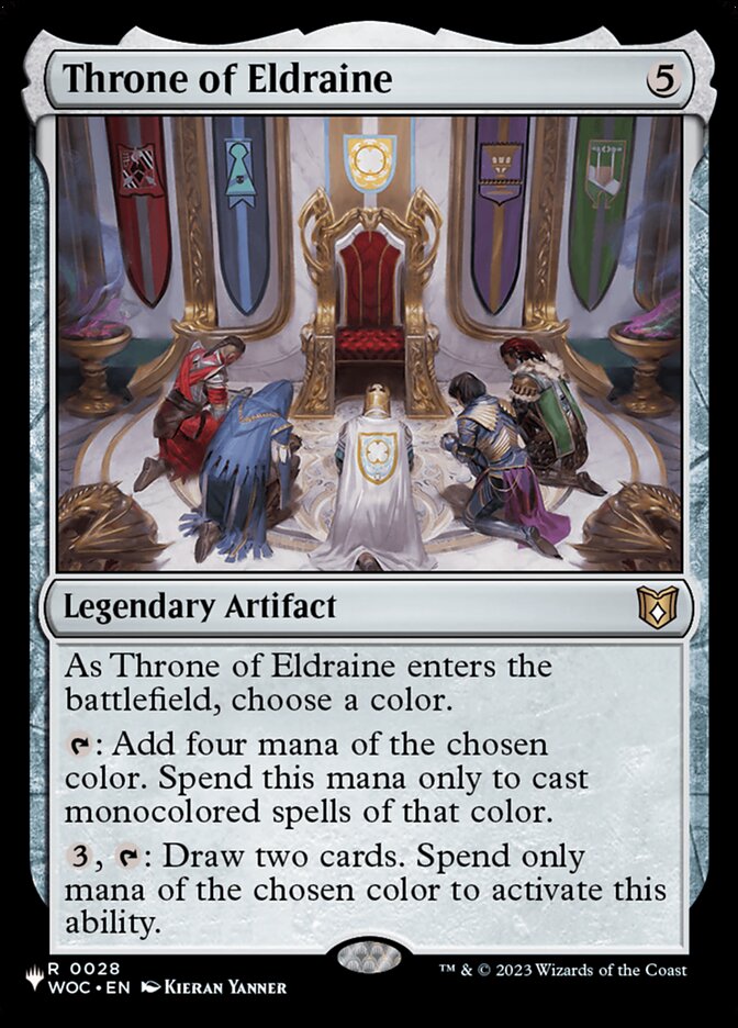 Throne of Eldraine (WOC-28) - The List (PLST)
