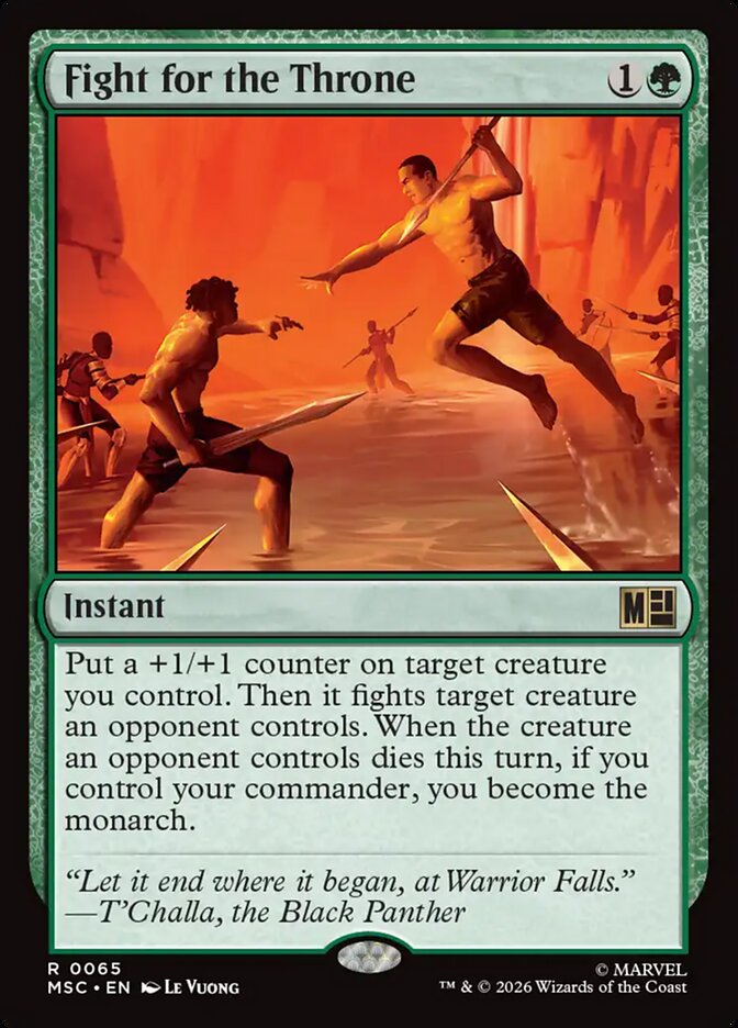 Fight for the Throne (65) - Marvel Super Heroes Commander (MSC)