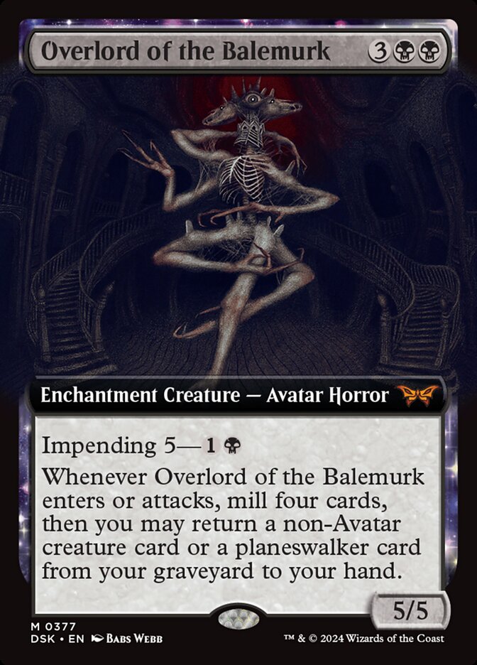 Overlord of the Balemurk (377) - Duskmourn: House of Horror (DSK)