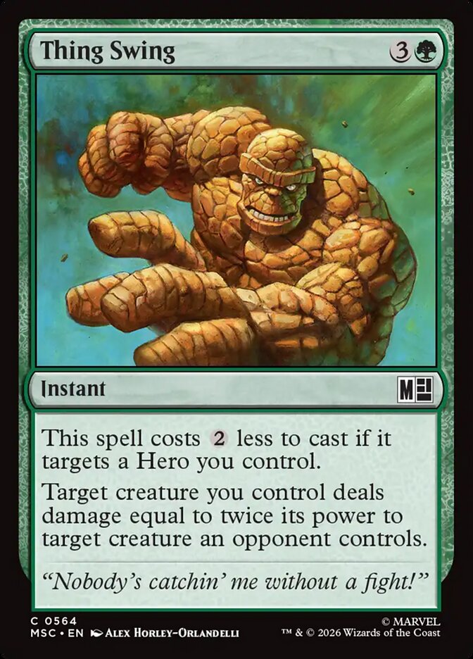 Thing Swing (564) - Marvel Super Heroes Commander (MSC)