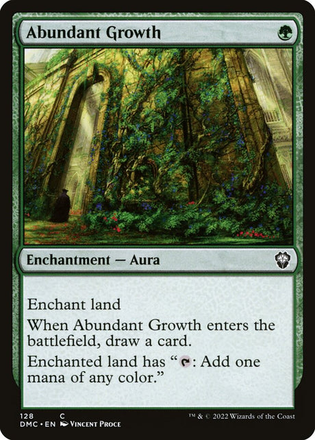 Abundant Growth (128) - Dominaria United Commander (DMC)