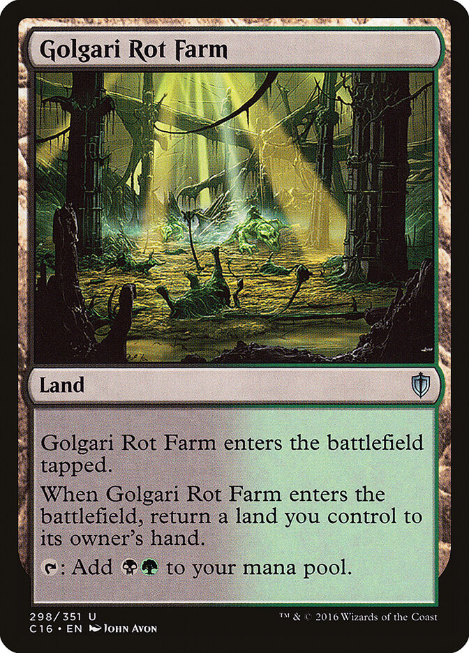 Golgari Rot Farm (298) - Commander 2016 (C16)