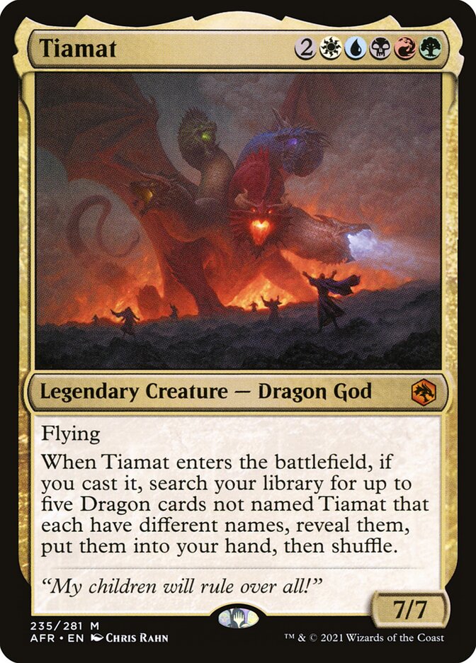 Tiamat (235) - Adventures in the Forgotten Realms (AFR)