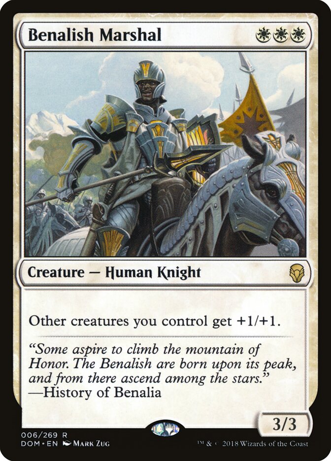 Benalish Marshal (6) - Dominaria (DOM)