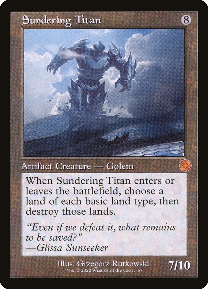 Sundering Titan (57) - The Brothers' War Retro Artifacts (BRR)